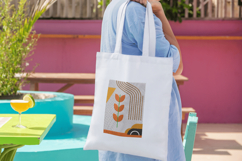 Modern Leaf &amp; Line Abstract Embroidery Design Product Image 4