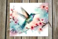 Watercolor spring flower | Skinny tumbler Sublimation PLUS Product Image 5
