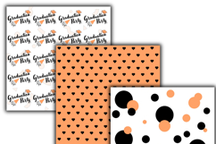 Graduation 2026 orange digital papers Product Image 3