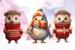 Boho Baby Animals Sublimation Clipart Bundle, Boho Baby PNG Product Image 5