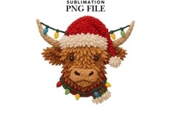 Highland cow png design for T-shirts Product Image 1