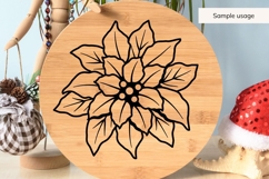 Hand Drawn Poinsettia SVG Product Image 4