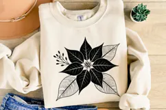 Christmas Flower Svg | Christmas svg | Shirt Svg Product Image 4