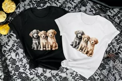 Watercolor Cute Puppy SVG, Dog Clipart Product Image 4