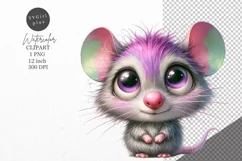 Mouse clipart, Cute animals clipart, Nursery clipart Product Image 1