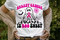 Breast Cancer Is Boo Sheet Svg, Breast Cancer Awareness Svg Product Image 5