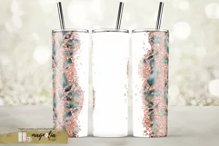 add your name tropical leaves tumbler sublimation design Product Image 1