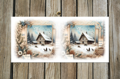 Vintage Christmas | 4 Retro Sublimation Mug designs Product Image 4
