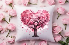 Pink Valentines Day Hearts Clipart, Valentine Hearts Clipart Product Image 4