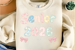 Coquette Lace Graduation Senior 2026 Png, Preppy Class of Product Image 8