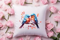 Breeds of Valentine Kissing Birds, Valentine's Day Clipart Product Image 4