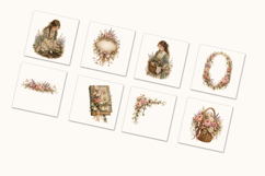 The Secret Garden Watercolor Clipart Product Image 4