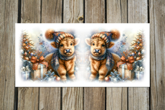 Christmas cow | 4 vintage Sublimation Mug design PLUS Product Image 4