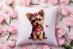 Cute Valentine Dog Clipart, Valentines Day Dog Clipart Product Image 4