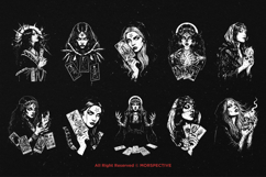 10 Bundle Dark Art Fortune Teller Sorcery Magical Tarot Product Image 6