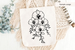 Wedding Orchid Bouquet SVG Product Image 4