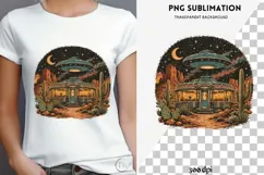 Roswell road trip png design for T-shirts Product Image 4