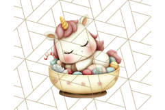 Cute Dessert Unicorn PNG Clipart with Cupcakes &amp; Candies Product Image 4