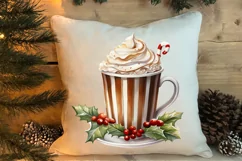 Christmas Drink Clipart Sublimation, Christmas PNG Product Image 4