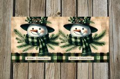 Christmas Snowman | 4 retro Xmas Sublimation Mug designs Product Image 4