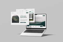 Laptop Screen Website Mockup Product Image 5