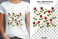 Crocheted berries png design for T-shirts Product Image 4