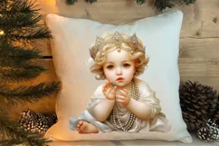 Christmas Baby Jesus Watercolor Clipart, Christmas Baby Jesu Product Image 4