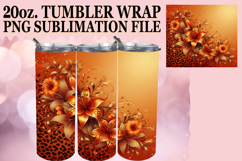 Sweet vibes 20oz tumbler wrap, Leopard Prints Product Image 1