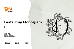 Leafertiny Monogram Product Image 1