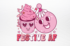 Retro Pink Christmas SVG Product Image 4