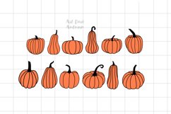 Pumpkin SVG bundle, pumpkin silhouette svg, Thanksgiving svg Product Image 5