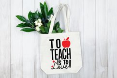 To Teach is to love SVG Product Image 4