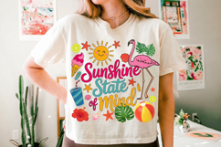 Sunshine state of mind PNG sublimation |Beach &amp; Summer PNG T Product Image 5