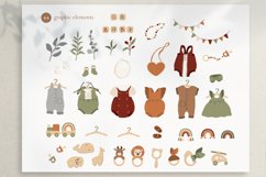 Boho baby clipart Product Image 3