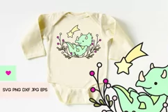 Baby Dinosaur SVG - Dinosaur PNG, Cute Dinosaur Svg Product Image 4