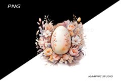 Easter Clipart, Easter Egg Clipart, Easter Bunny Png Product Image 1