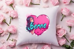 Valentine Vintage Love Clipart, Christmas Clipart Product Image 4