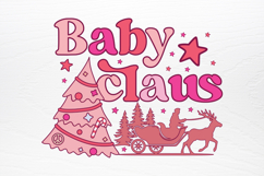 Retro Pink Christmas SVG Product Image 4