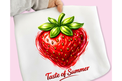 Boho Strawberry Coquette PNG, Summer Strawberry PNG Product Image 6