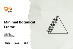 Minimal Botanical Frame Product Image 1