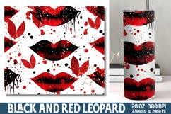 Valentine Red and Black Tumbler Wrap Bundle Product Image 5