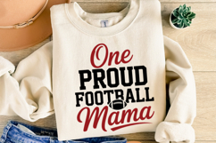 One Proud Football Mama Svg | Game Day Svg | Shirt Svg Product Image 4