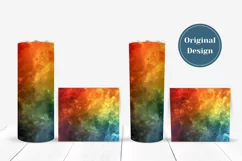 Colorful Tumbler Sublimation, Art Paint Tumbler Wrap Designs Product Image 4