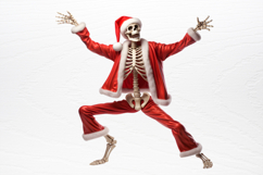 Christmas Skeleton Sublimation PNG Product Image 4