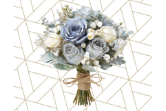 Whimsy Winter Florals Clipart PNG, Christmas Png Clipart Product Image 4