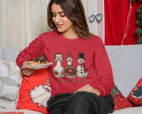 Winter Goose Png | Christmas Goose Sublimation | Snowman Product Image 2