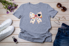 Graduation Coquette Bow Clipart, graduation cap bow Product Image 4