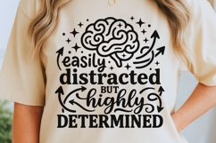 Easily Distracted But Highly Determined Svg, Adhd Brain Svg. Product Image 5