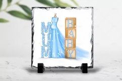 Mum Baby Bump Dress Sublimation Design| 2 PNG Files Product Image 5