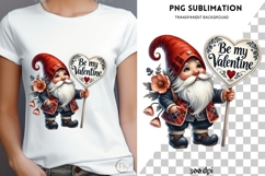 Valentine gnome png design for T-shirts Product Image 4